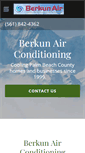 Mobile Screenshot of berkunair.com
